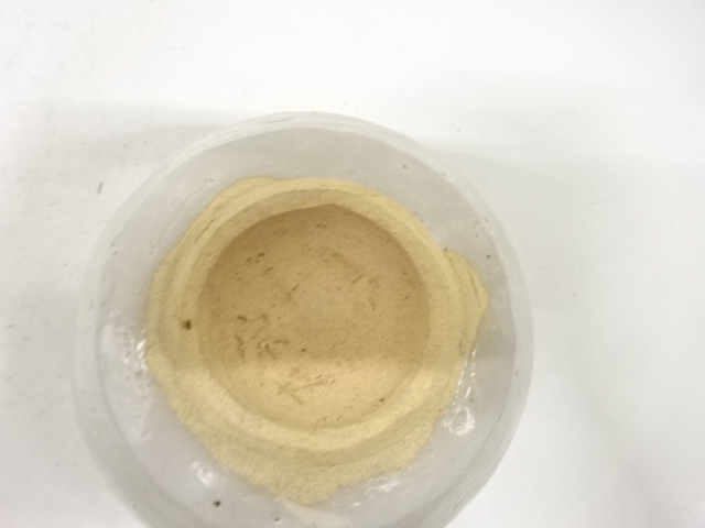  作家物　灰釉　茶碗(無地箱付)